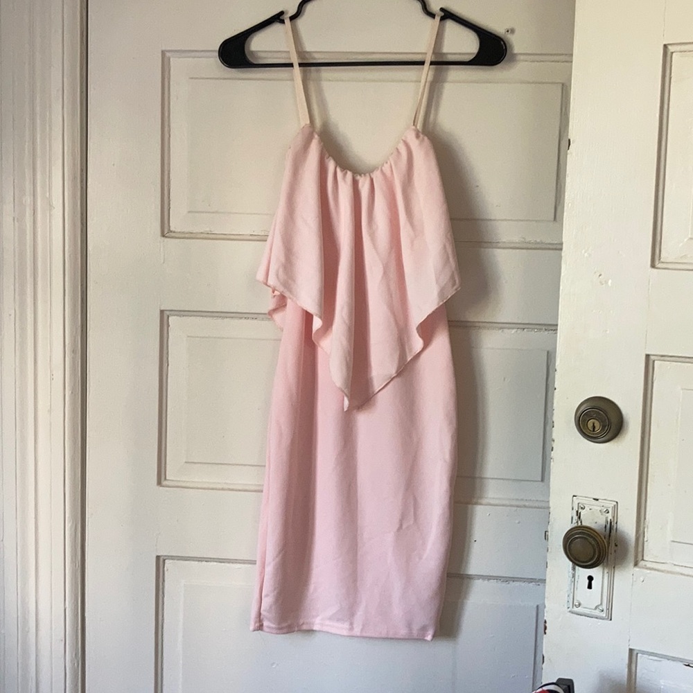 Pink cocktail dress